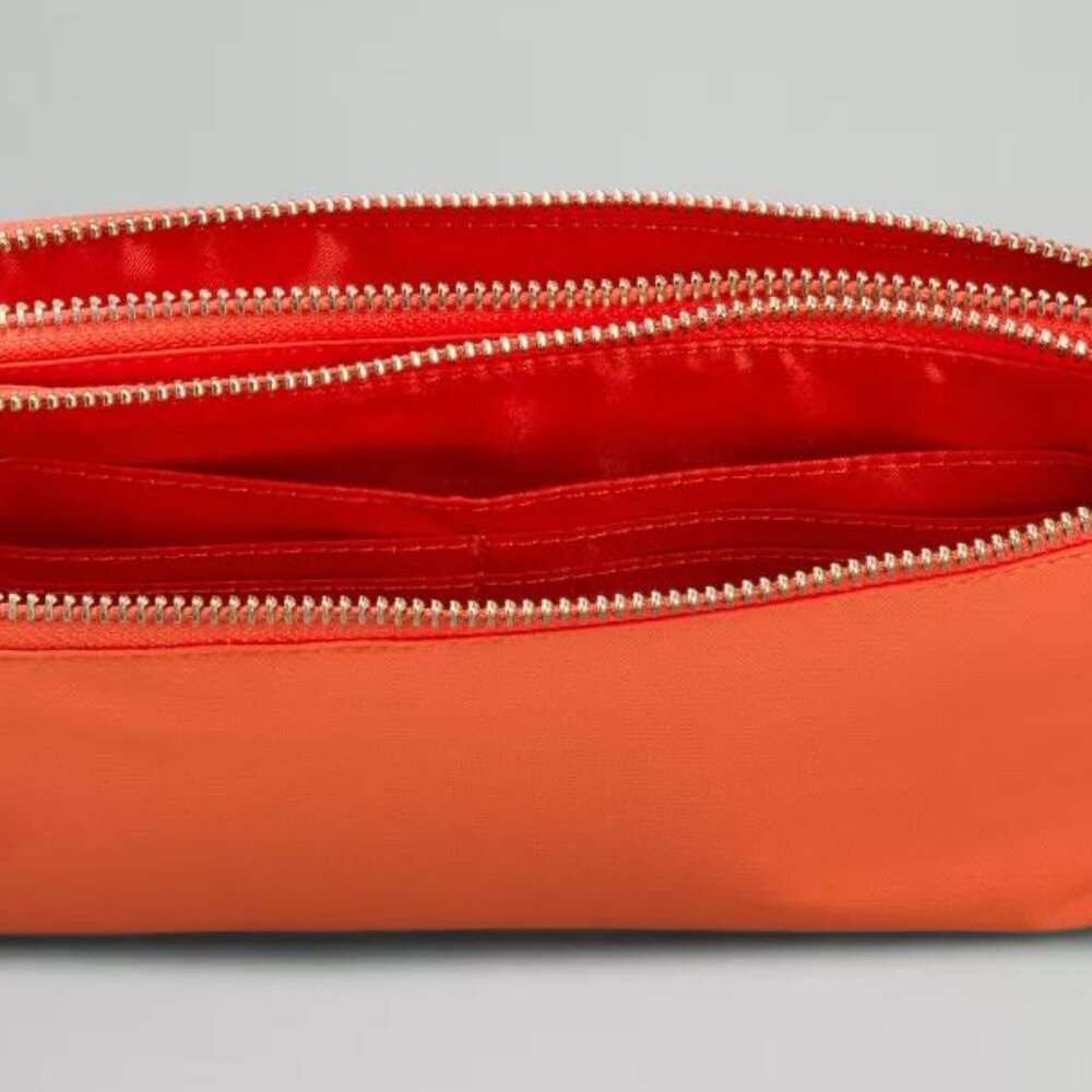 Lululemon Now and Always Puffy Pouch Wristlet in Orange - Picture 3 of 8